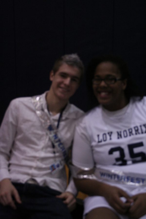Udo Backes and Ava Gaines sat on the 2011 WinterFest court. Backes and Gaines were seniors at Loy Norrix last year.