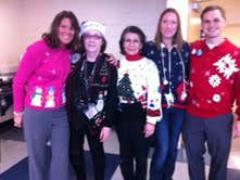 Loy Norrix Teachers Hold a Sweater Contest