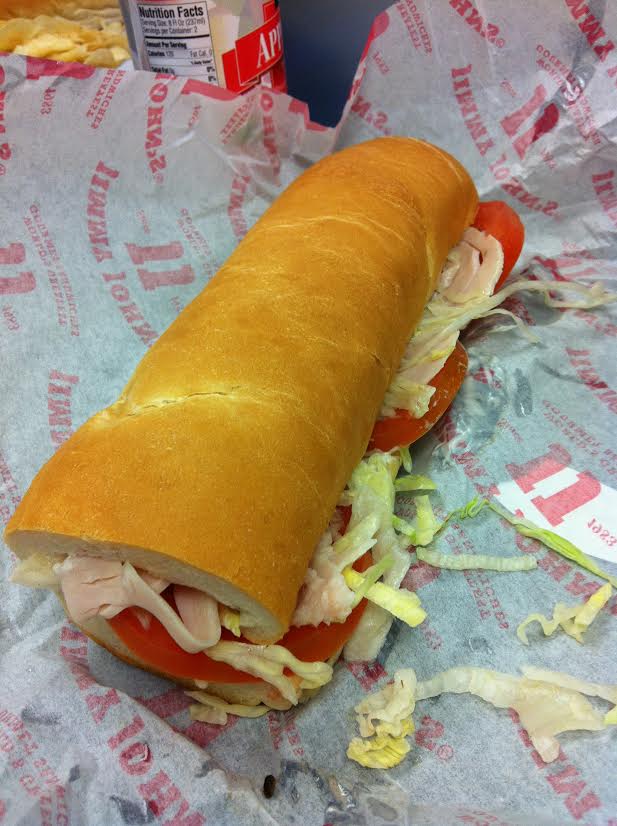 Jimmy Johns is one of many restaurants that offers delivery. The company prides themselves on having a freaky fast delivery service.
