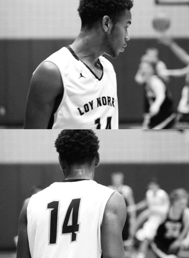 DQ Hunter a Senior basketball player for Loy Norrix High Schools 2016 varsity team. 