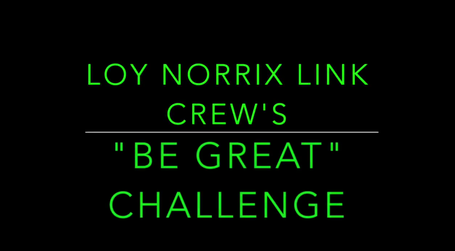 Loy Norrix High School Link Crew's "Be Great Challenge"