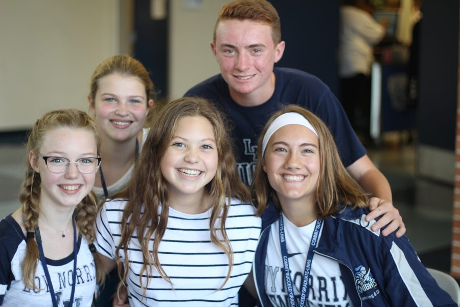 Loy Norrix Spirit Week: Blue and White Day