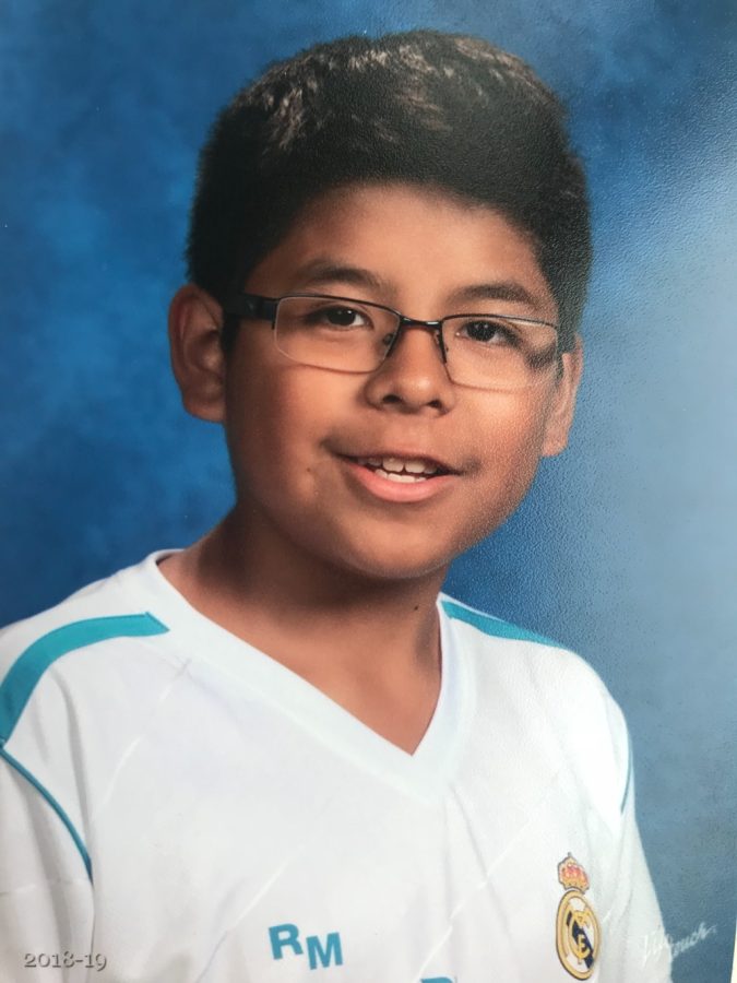 Featured above is Gabriel Cabrera-Schrams picture day photo from the 2018-2019 school year. 