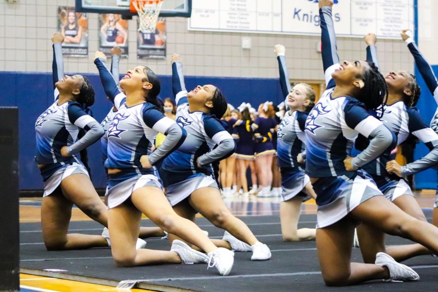 Loy+Norrix+cheer+team+competed+in+the+second+SMAC+conference+of+the+season.+Cheerleaders+listed+from+left+to+right%2C+Imani+Foster%2C+Jaelynn+Smith%2C+Zaraya+Evans%2C+Lana+Hanley%2C+Jamiah+Jennings%2C+Naomi+Pullman.
