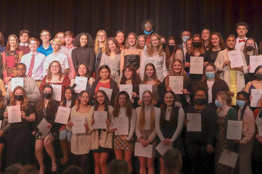 National Honor Society holds induction ceremony after initial postponement
