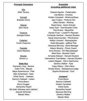 Legally Blonde Official Cast List