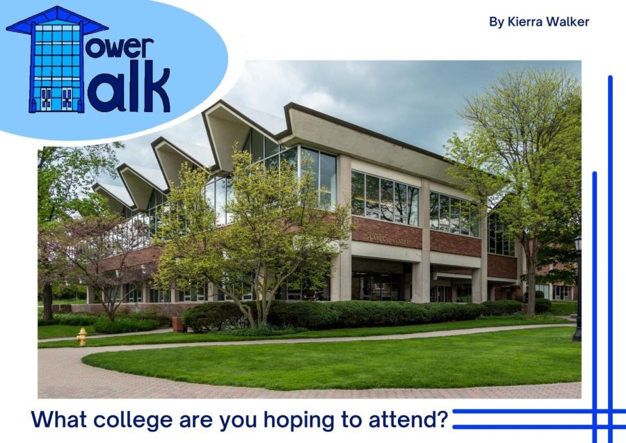 Tower Talk: What college are you hoping to attend?