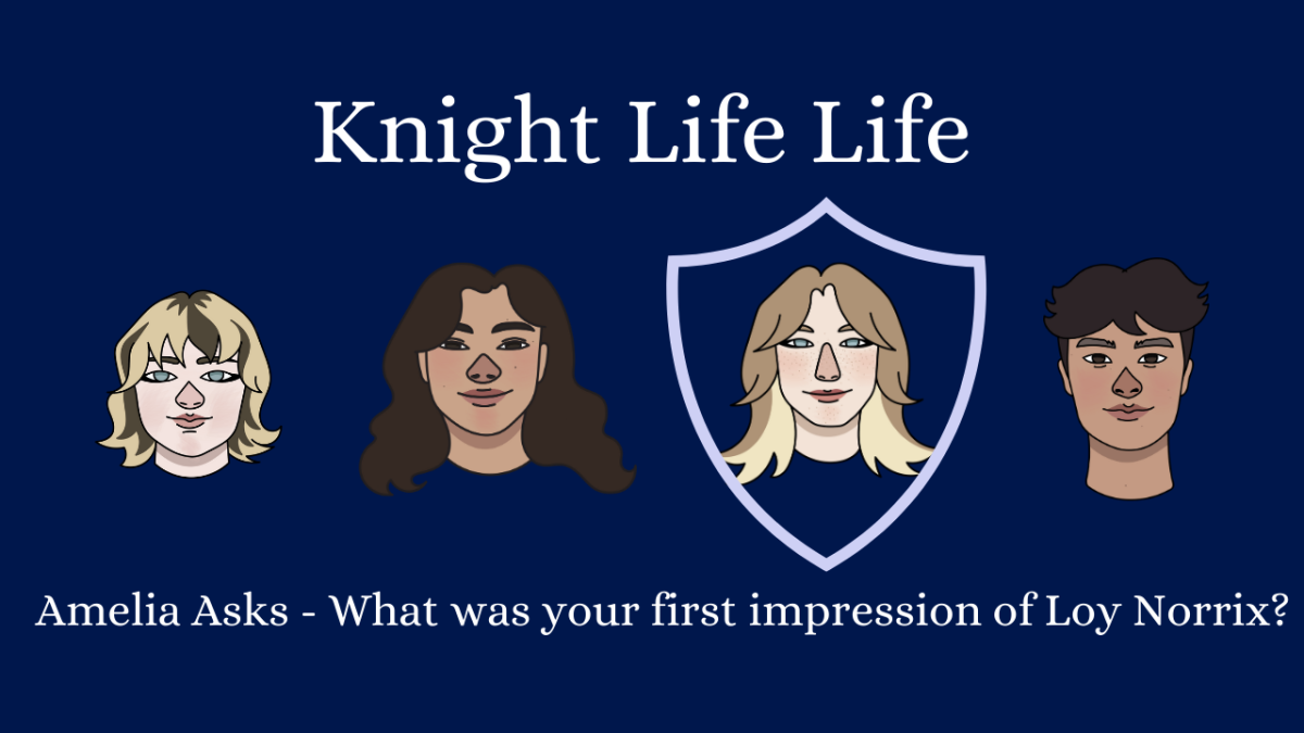 Knight Life Life: What was your first impression of Loy Norrix?