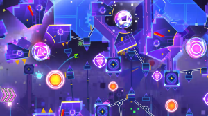 Geometry dash player "Mindcap" showcases his current level, "Orbit" he is currently in the cube game mode and the level is currently still going though verification