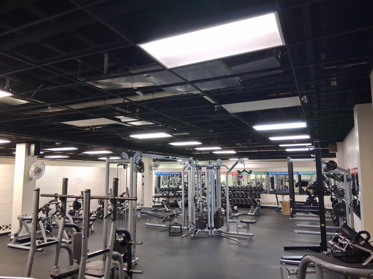 The weight room at the YMCA of Greater Kalamazoo offers members access to strength training equipment and workout space for individual workout routines. 