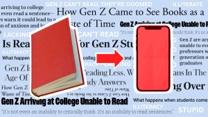 Literacy measurements fall behind while modern media evolves, leading adults to believe that Generation Z cannot read